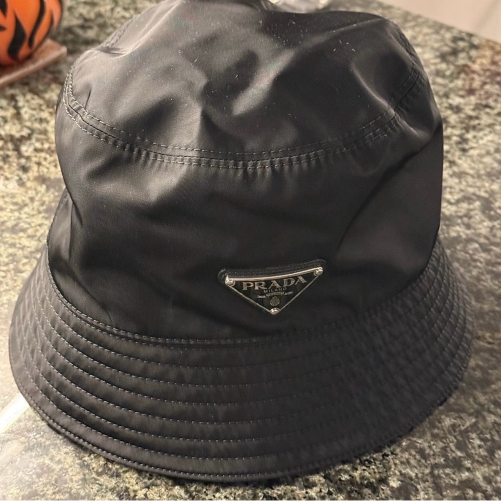 Prada Re-Nylon Black Hat
